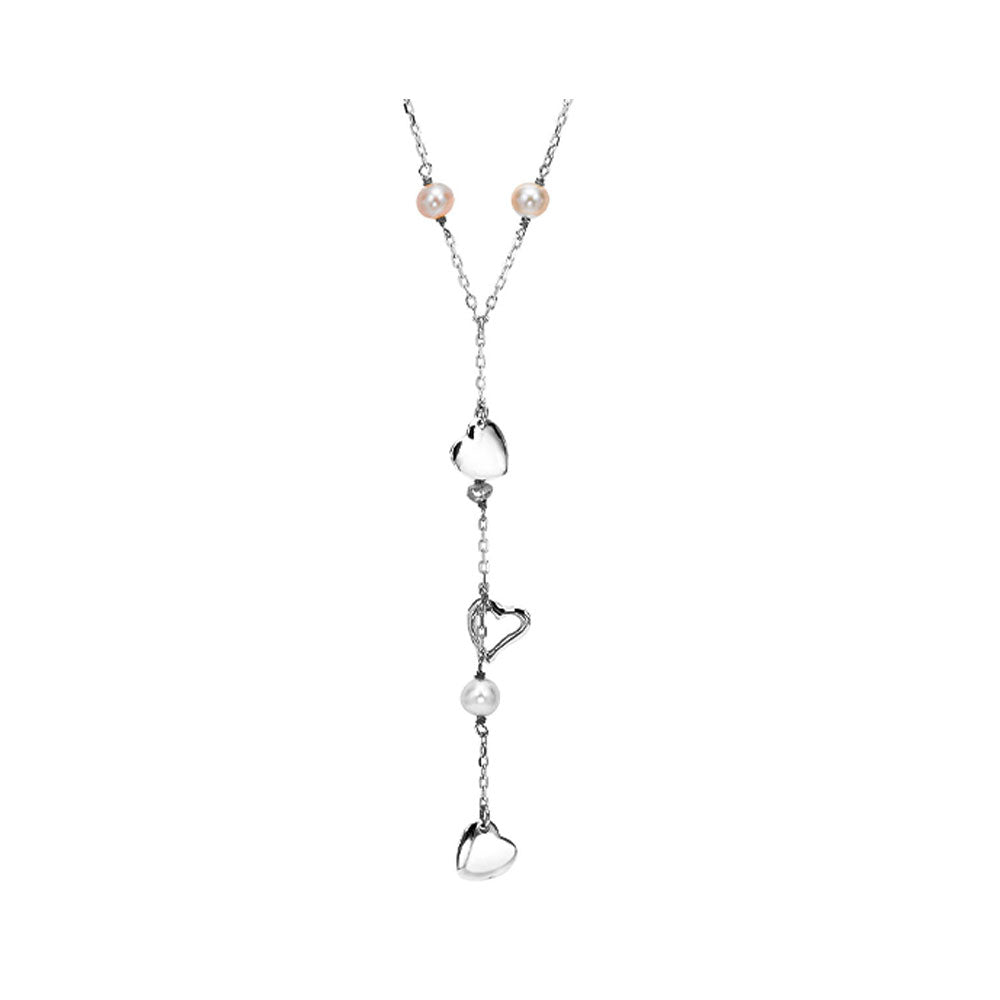 Silver Pearl Necklace