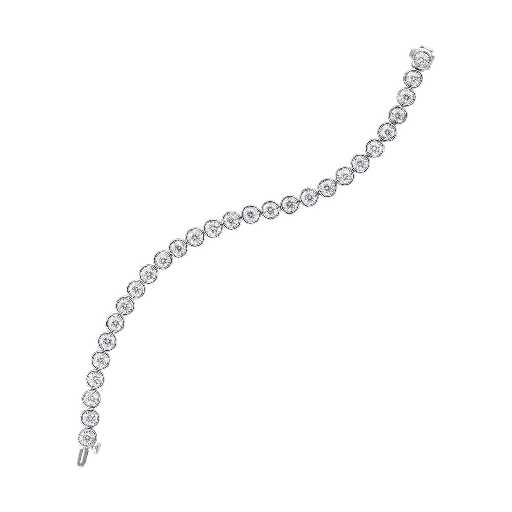 14Kt White Gold Diamond 2Ctw Bracelet