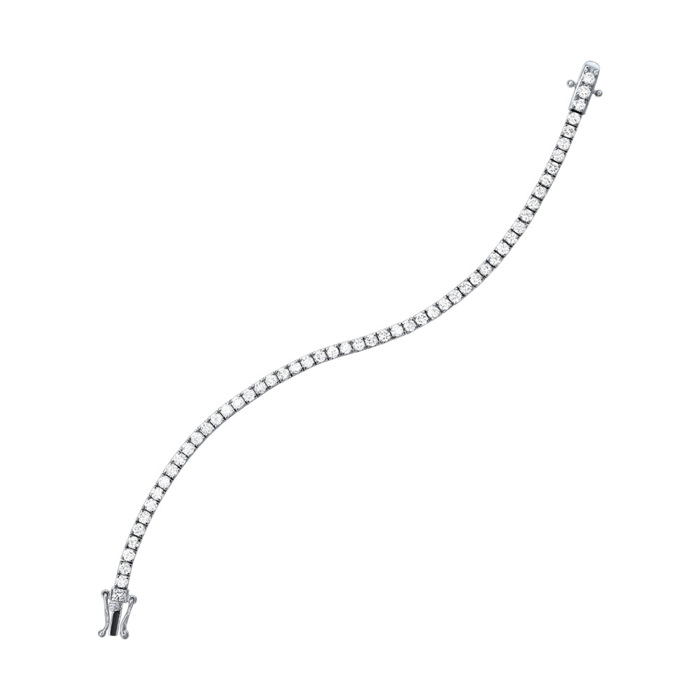 14Kt White Gold Diamond 10Ctw Bracelet