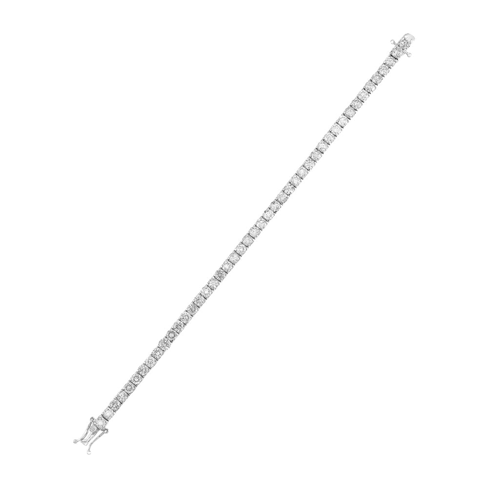 14Kt White Gold Diamond 10Ctw Bracelet