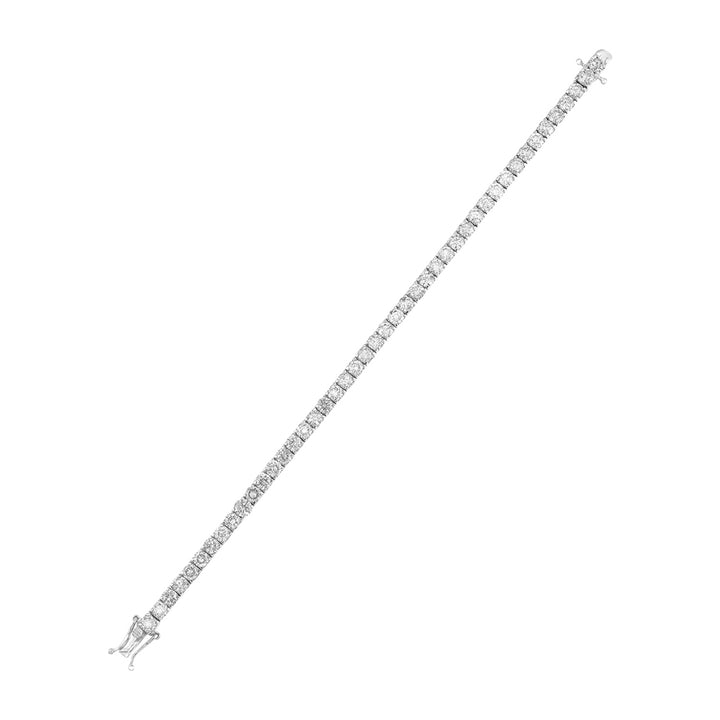 14Kt White Gold Diamond 10Ctw Bracelet