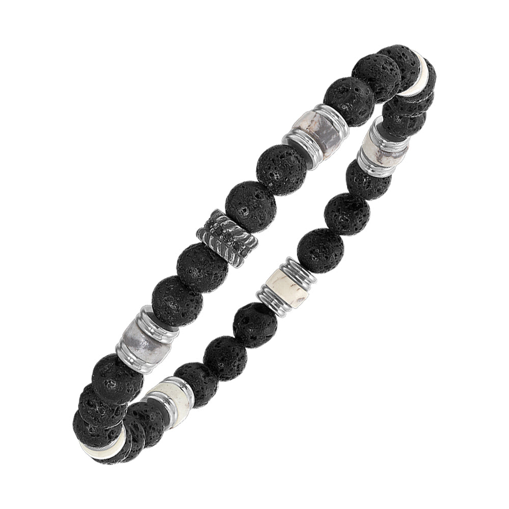 Steel White Bracelet