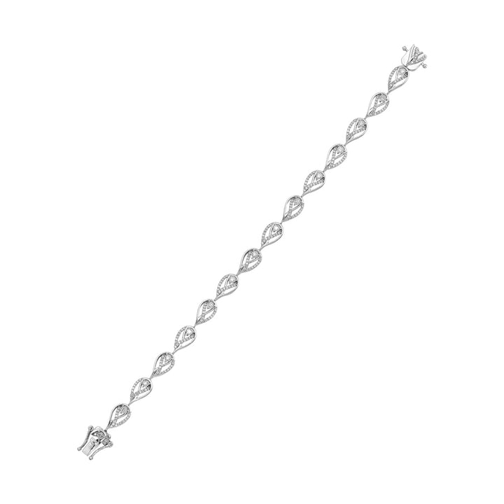Silver Diamond 1/2Ctw Bracelet
