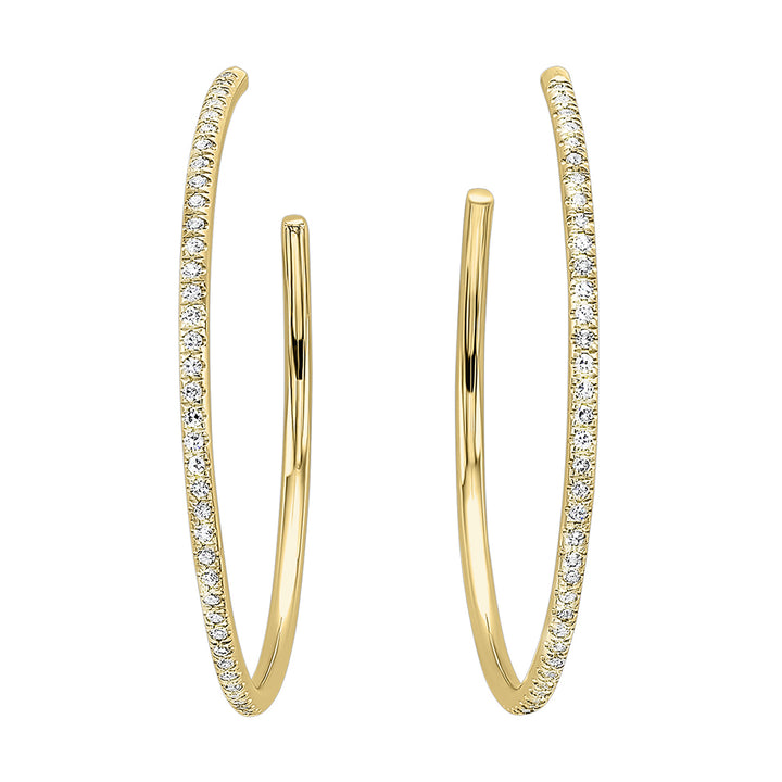 14Kt Yellow Gold Diamond 1/15Ctw Earring