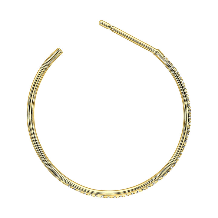14Kt Yellow Gold Diamond 1/15Ctw Earring