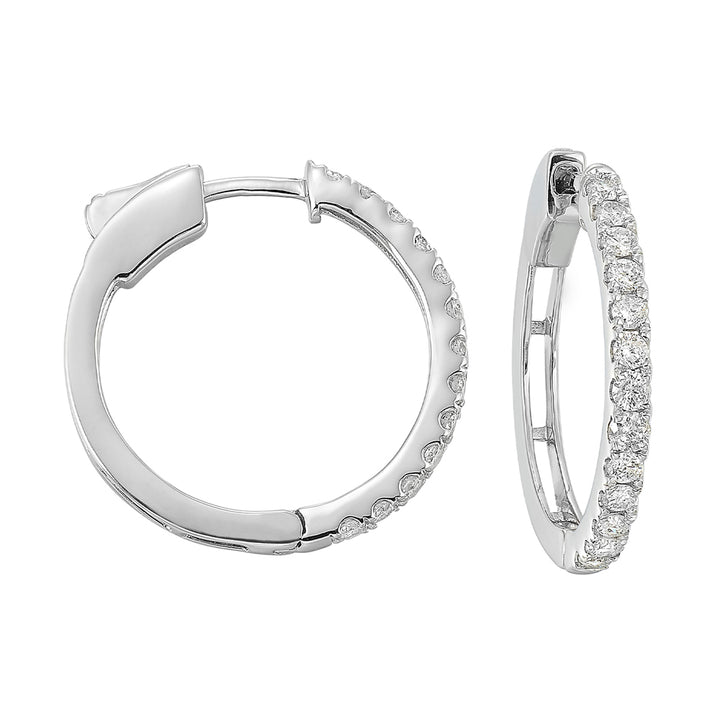 14Kt White Gold Diamond 1/4Ctw Earring