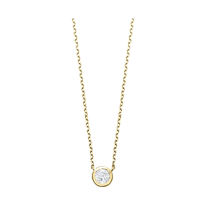 14Kt Yellow Gold Diamond 1/10Ctw Pendant