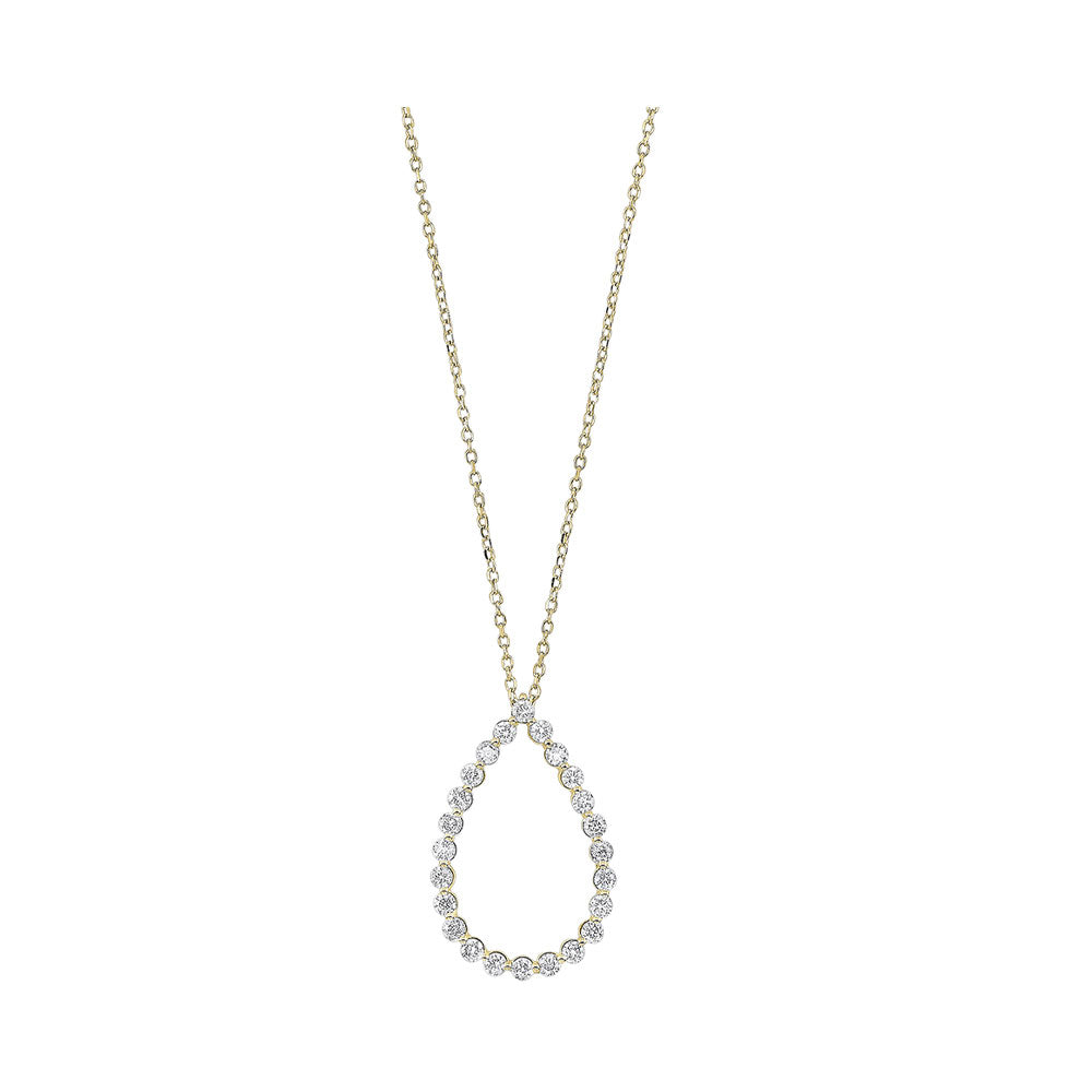 14Kt Yellow Gold Diamond 1/2Ctw Pendant