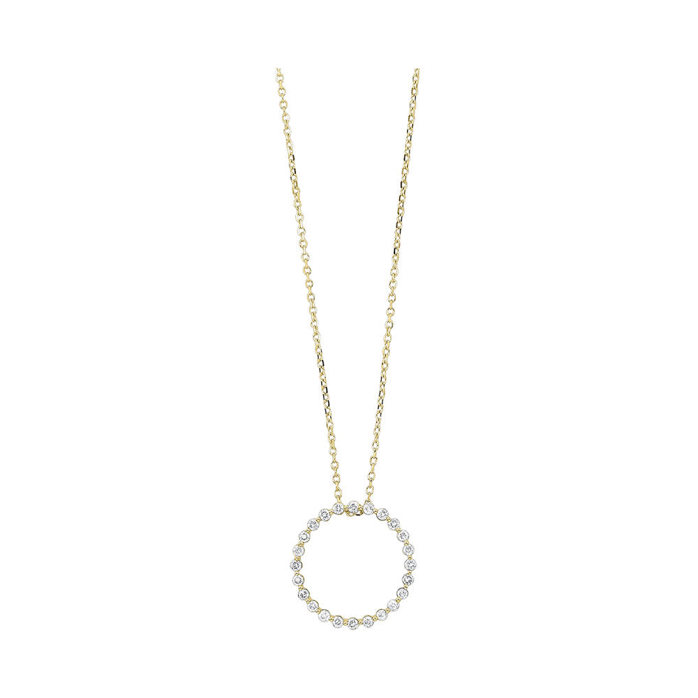 14Kt Yellow Gold Diamond 1/4Ctw Pendant
