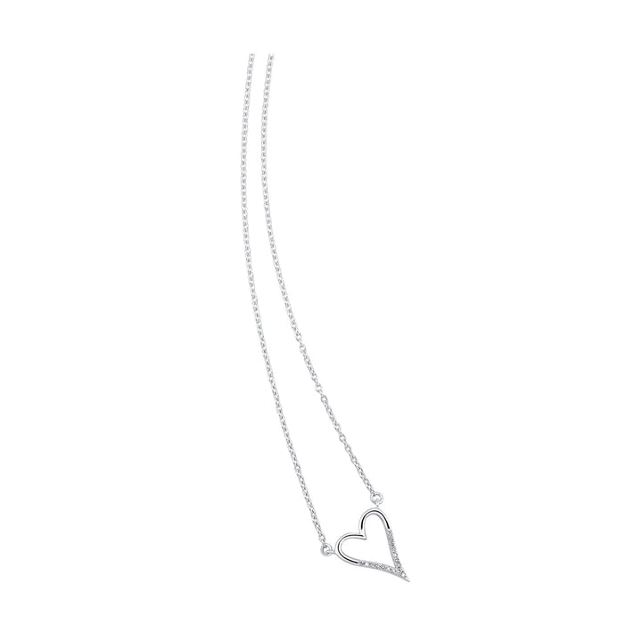 Silver Diamond 1/20Ctw Pendant