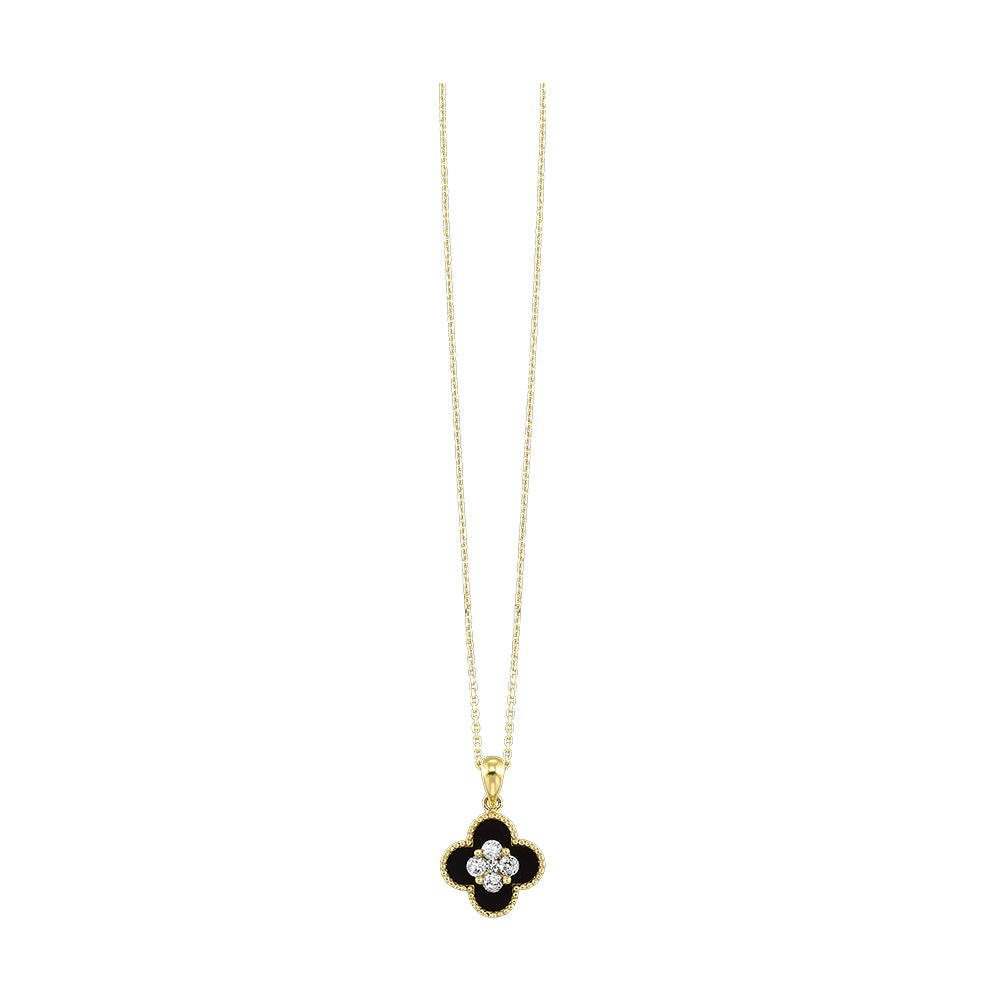 14Kt Yellow Gold Diamond 1/5Ctw Pendant