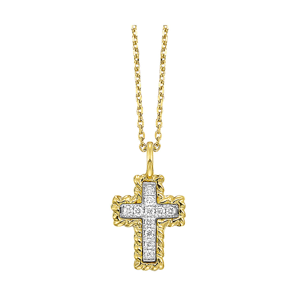 14Kt Yellow Gold Diamond 1/20Ctw Pendant