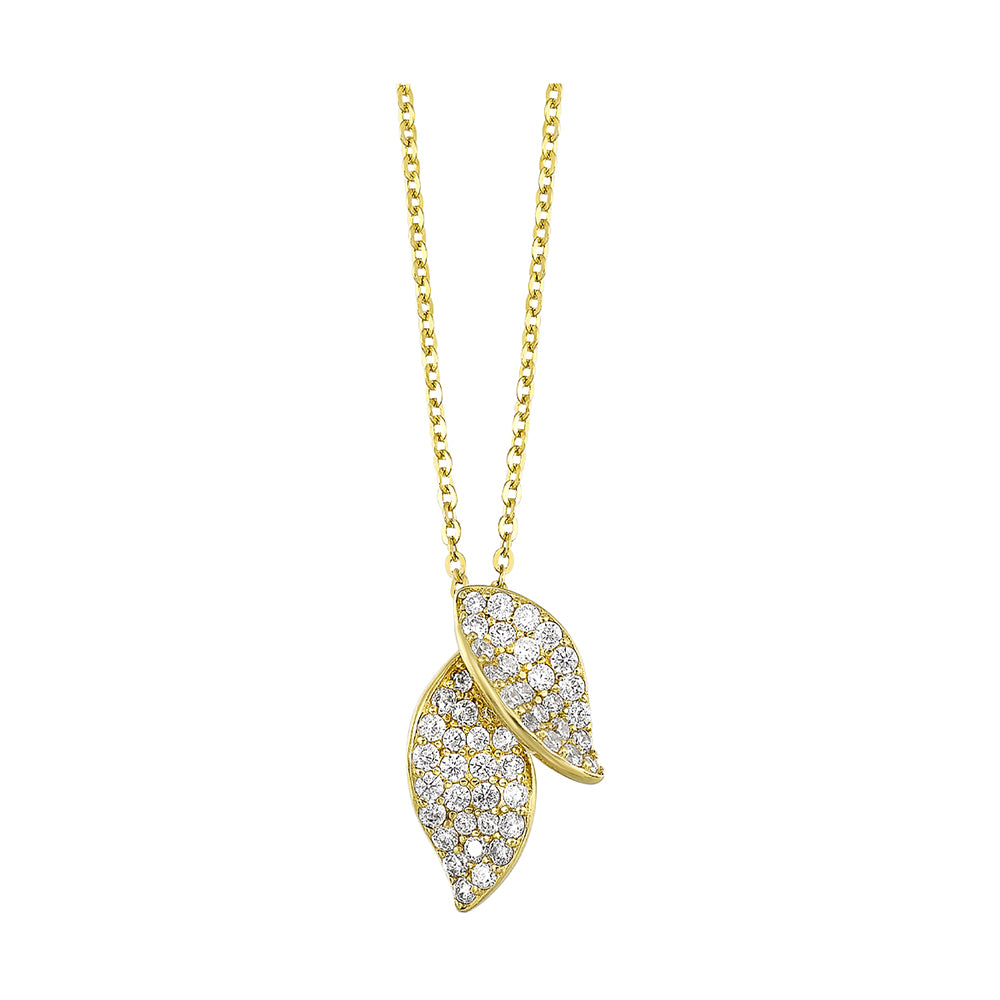 10Kt Yellow Gold Diamond 1/4Ctw Pendant