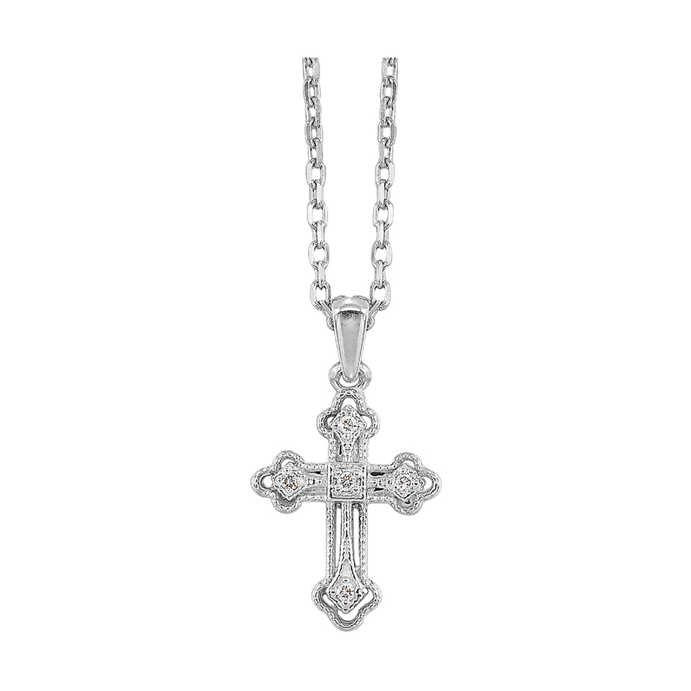 Silver Diamond 1/4Ctw Pendant