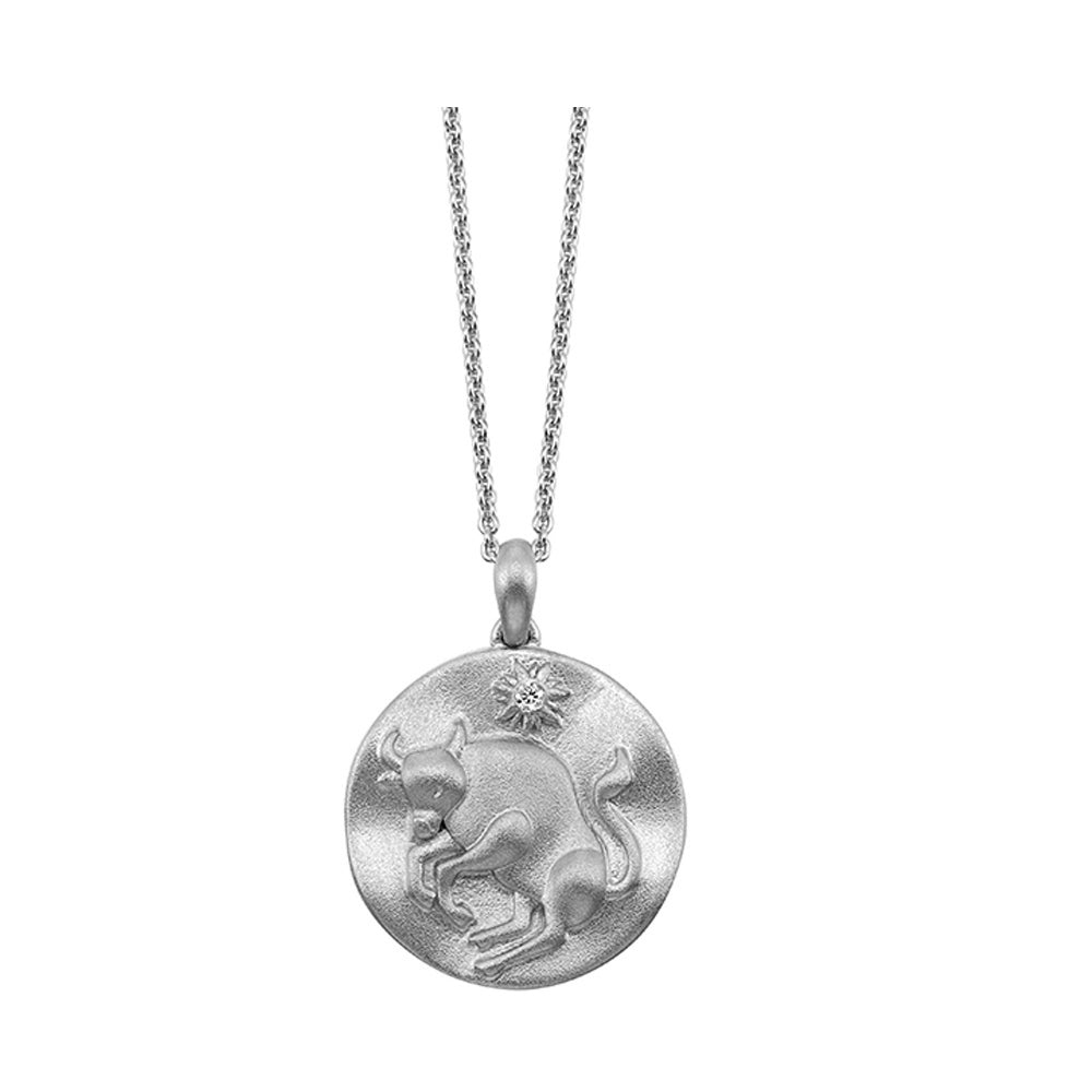 Silver Diamond 1/50Ctw Pendant