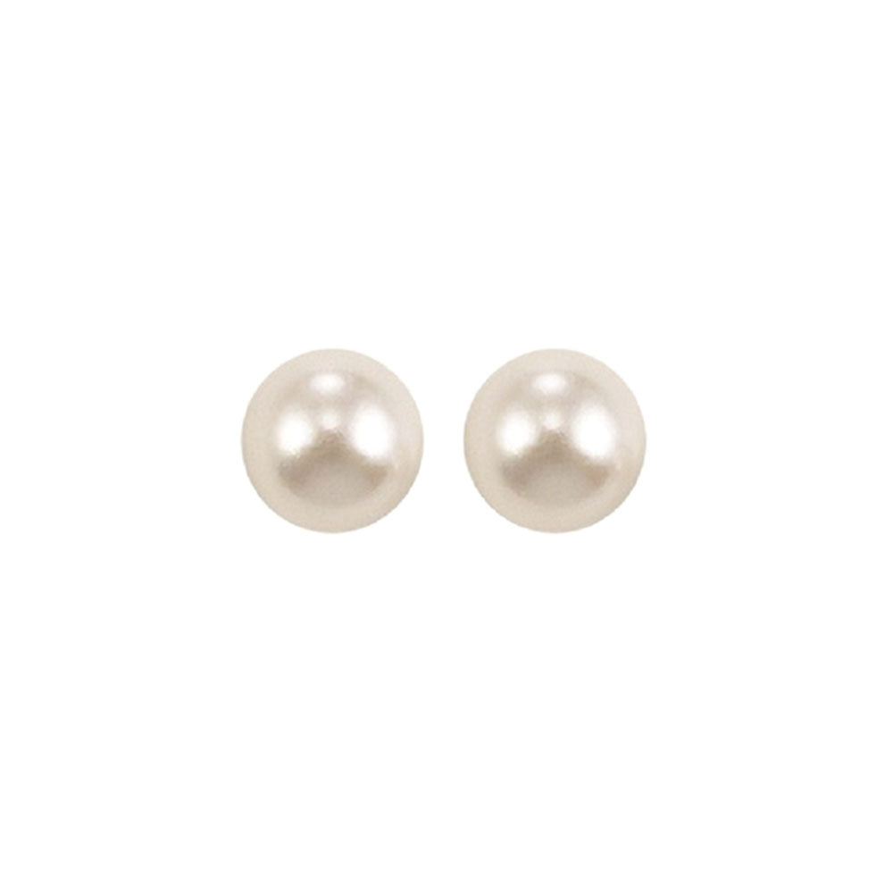 14Kt Yellow Gold Pearl Earring
