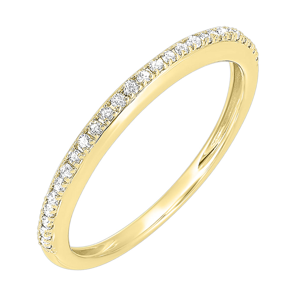 14Kt Yellow Gold Diamond 1/8Ctw Ring