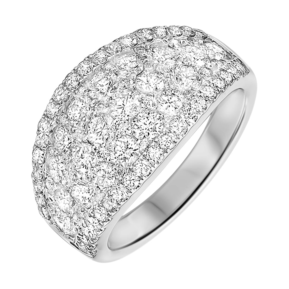 14Kt White Gold Diamond 2 1/4Ctw Ring