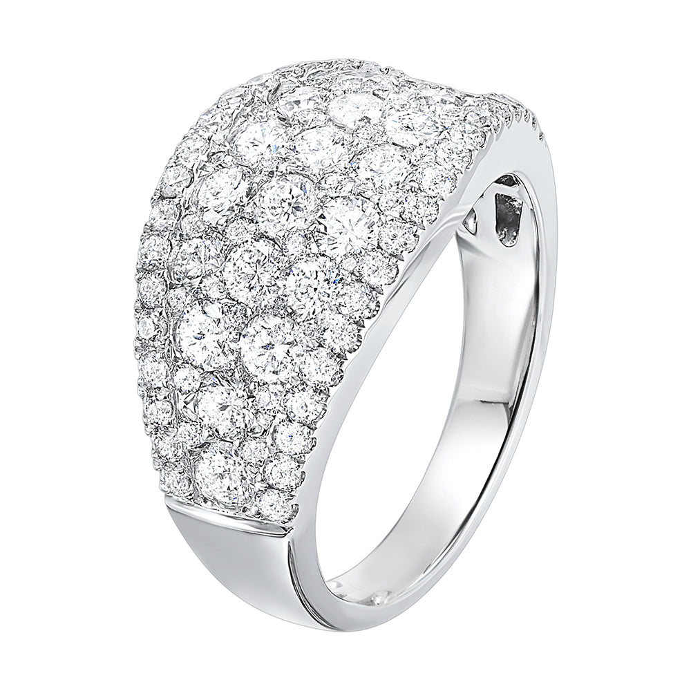 14Kt White Gold Diamond 2 1/4Ctw Ring