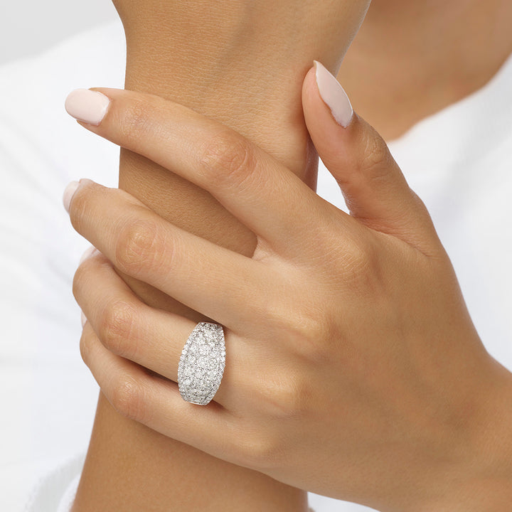 14Kt White Gold Diamond 2 1/4Ctw Ring