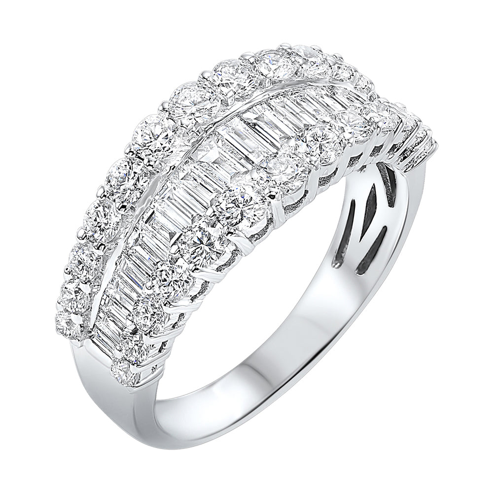 14Kt White Gold Diamond 2 1/4Ctw Ring