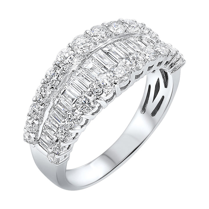 14Kt White Gold Diamond 2 1/4Ctw Ring