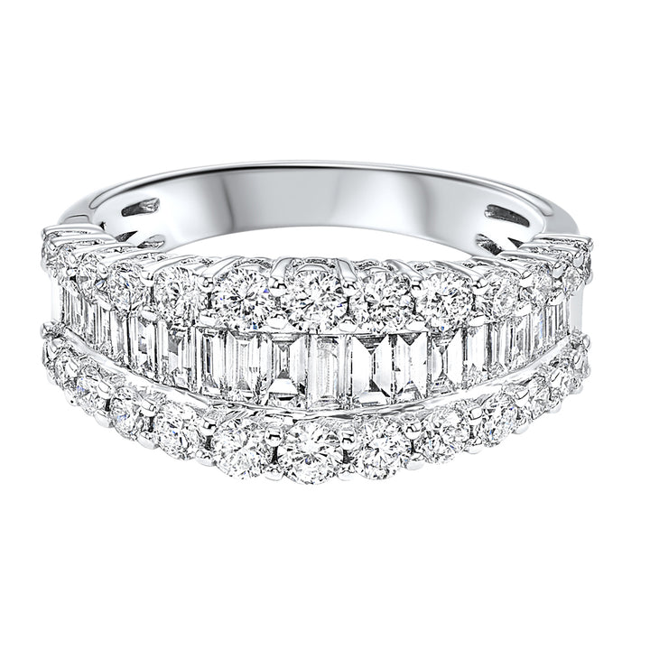 14Kt White Gold Diamond 2 1/4Ctw Ring