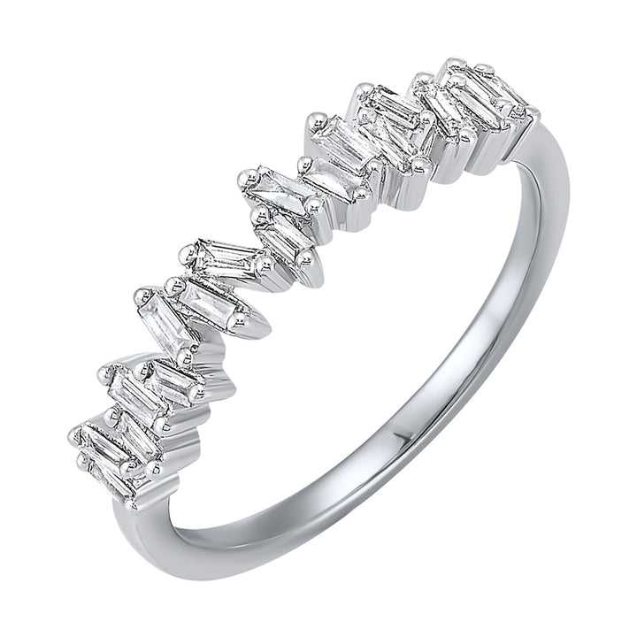 14Kt White Gold Diamond 1/3Ctw Ring
