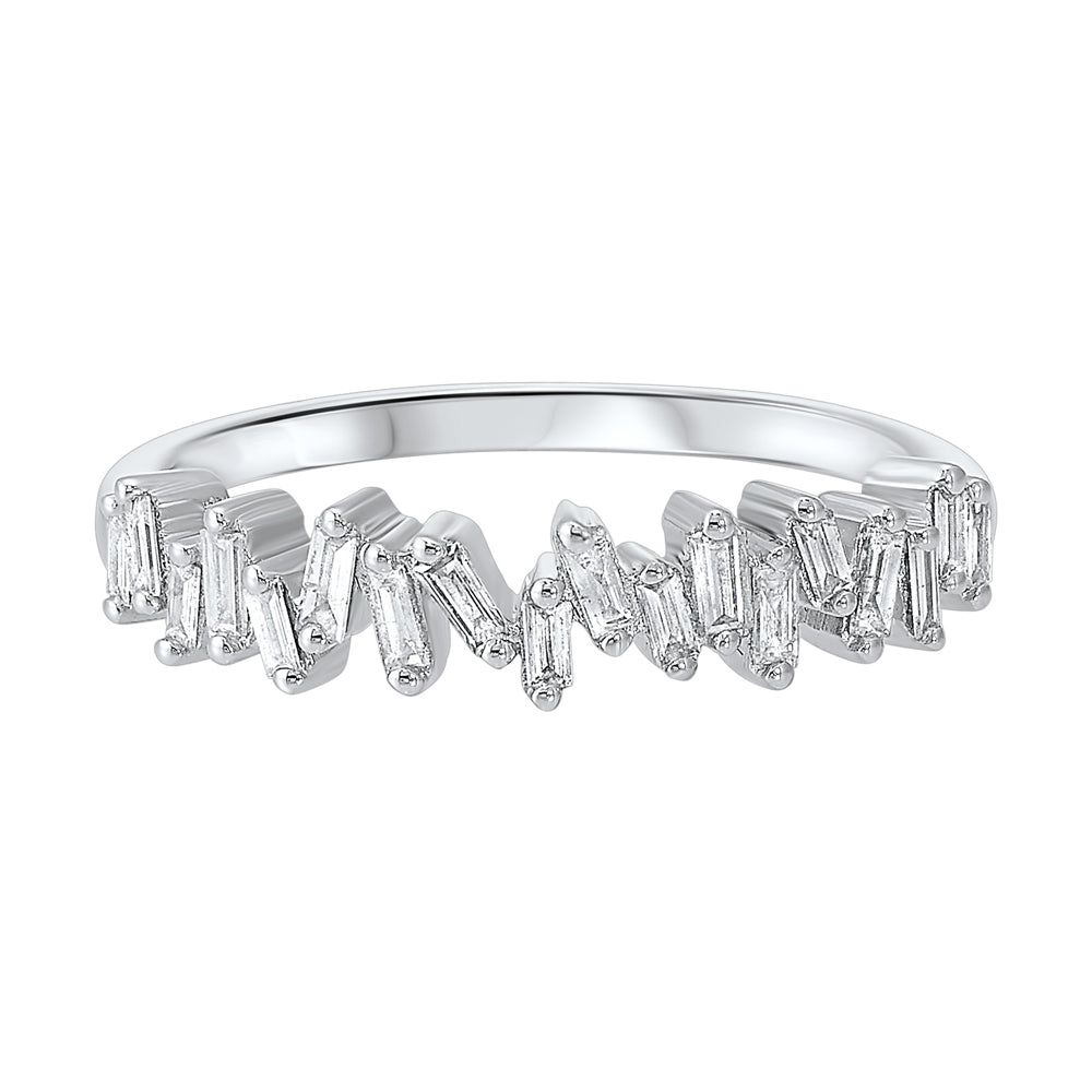 14Kt White Gold Diamond 1/3Ctw Ring