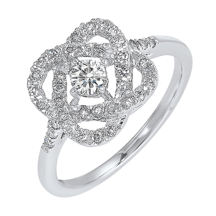 14Kt White Gold Diamond 1Ctw Ring