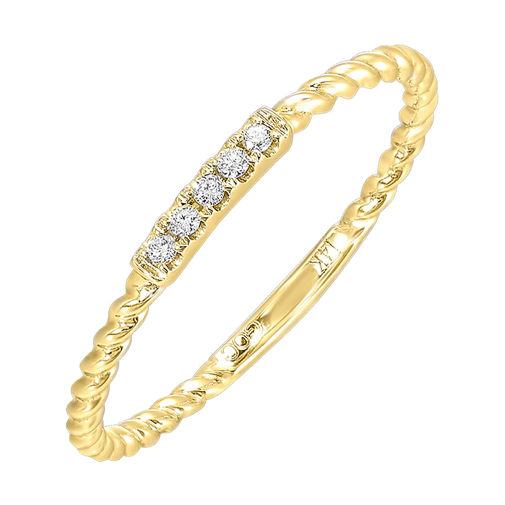 10Kt Yellow Gold Diamond 1/25Ctw Ring