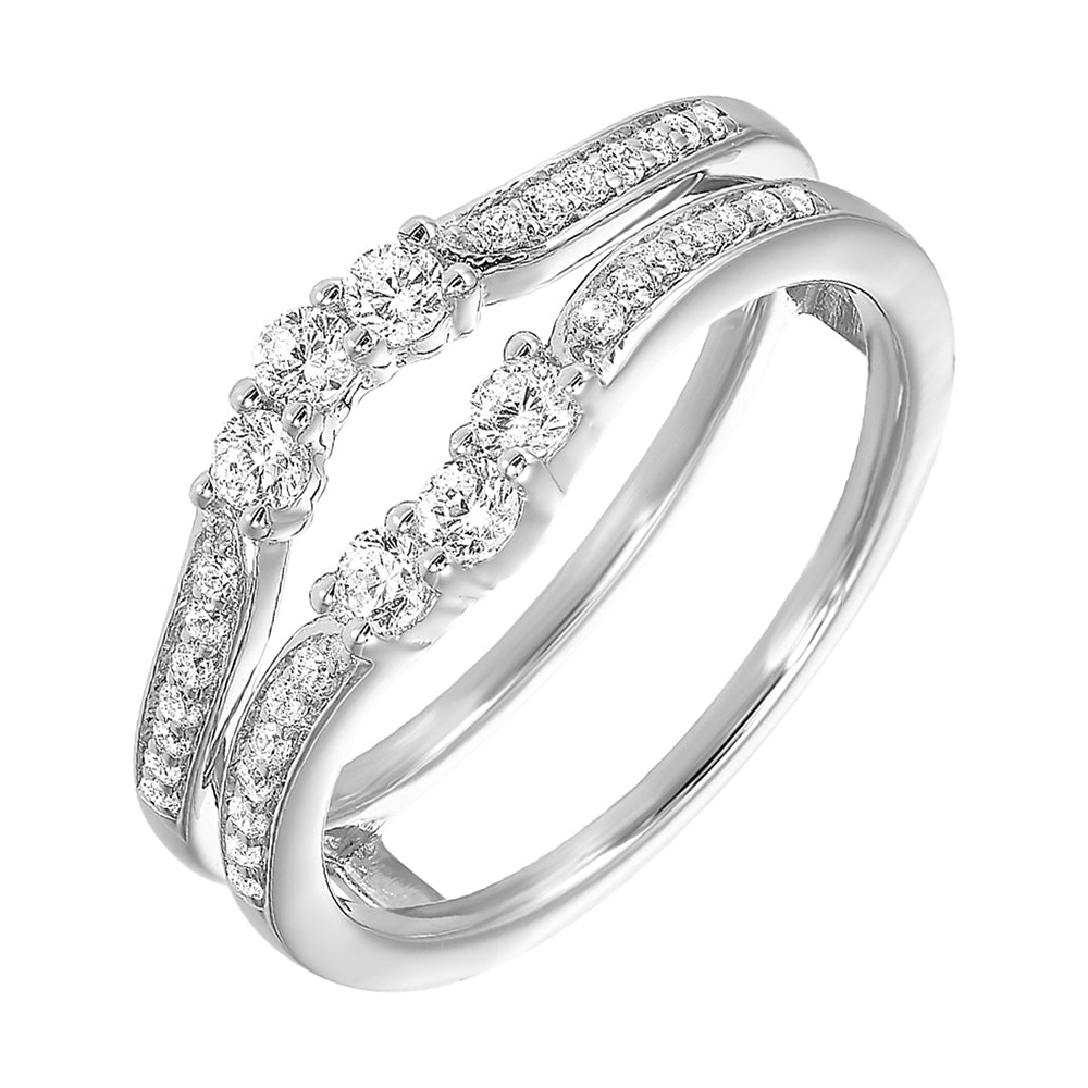 14Kt White Gold Diamond 1/4Ctw Ring