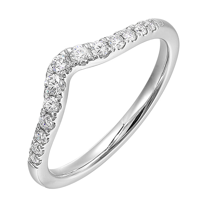 14Kt White Gold Diamond 1/4Ctw Ring