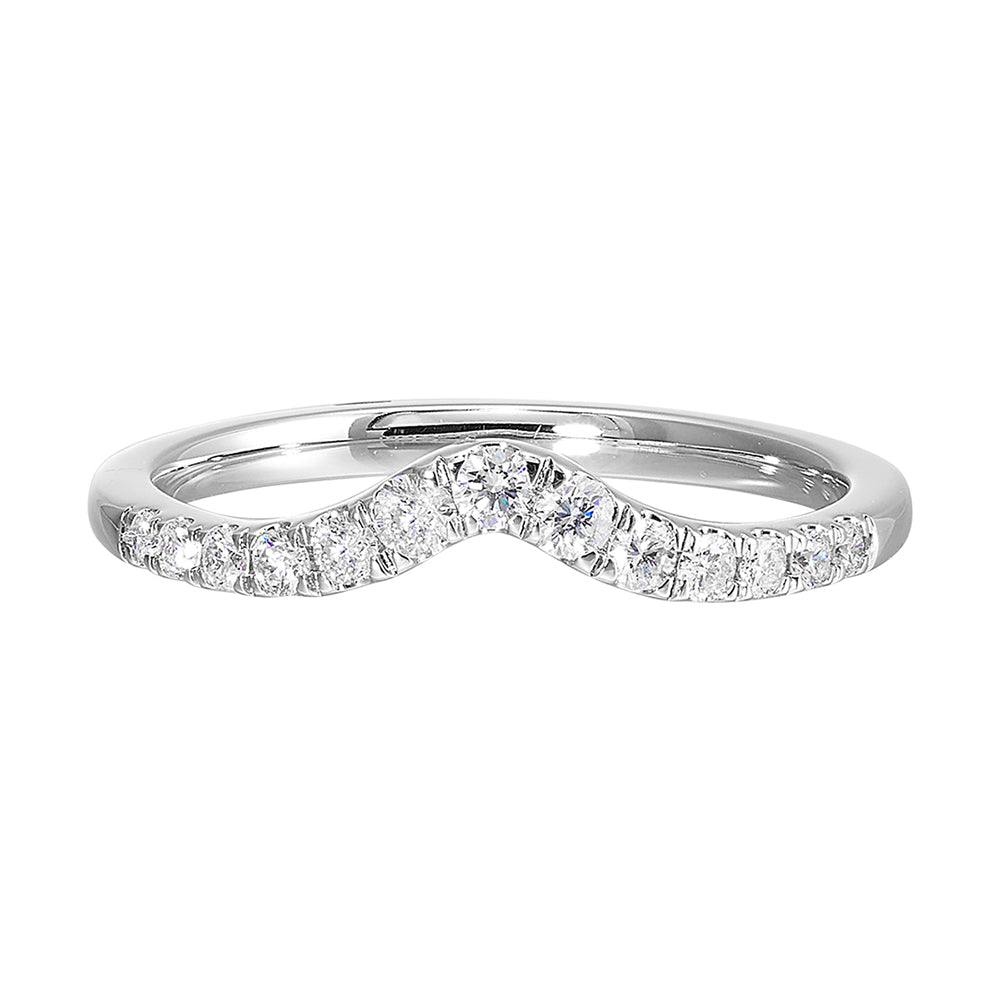 14Kt White Gold Diamond 1/4Ctw Ring