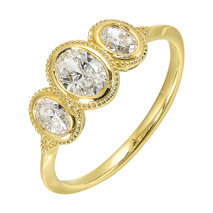 14Kt Yellow Gold Diamond 3/4Ctw Ring
