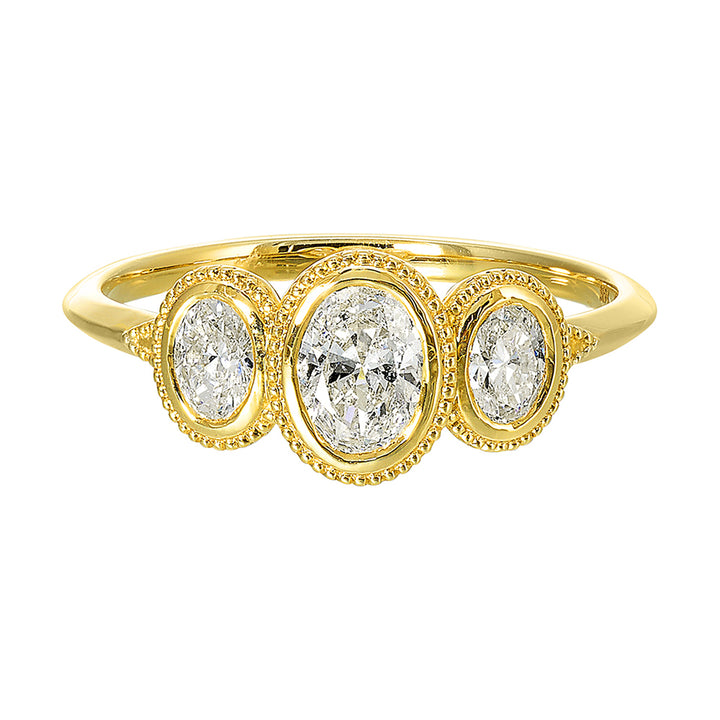 14Kt Yellow Gold Diamond 3/4Ctw Ring