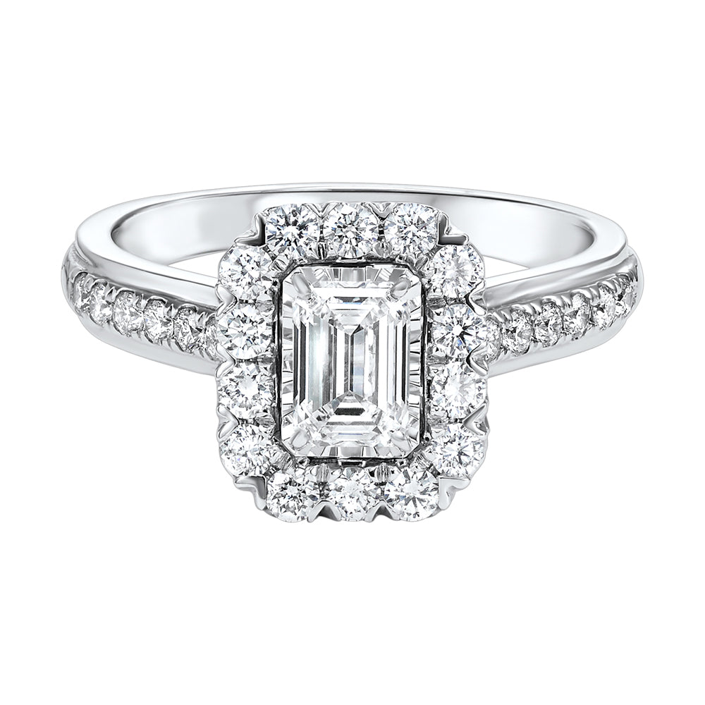 14Kt White Gold Diamond 1Ctw Ring