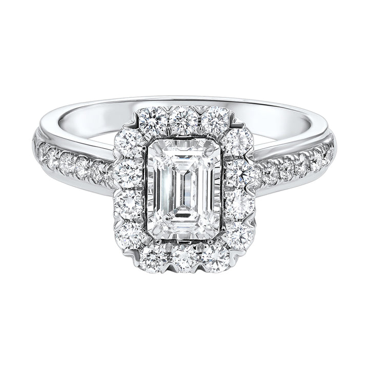 14Kt White Gold Diamond 1Ctw Ring