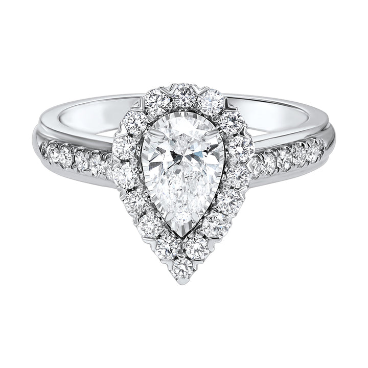 14Kt White Gold Diamond 1Ctw Ring