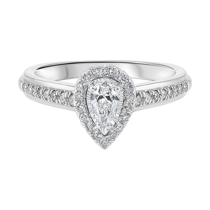 14Kt White Gold Diamond 1/2Ctw Ring