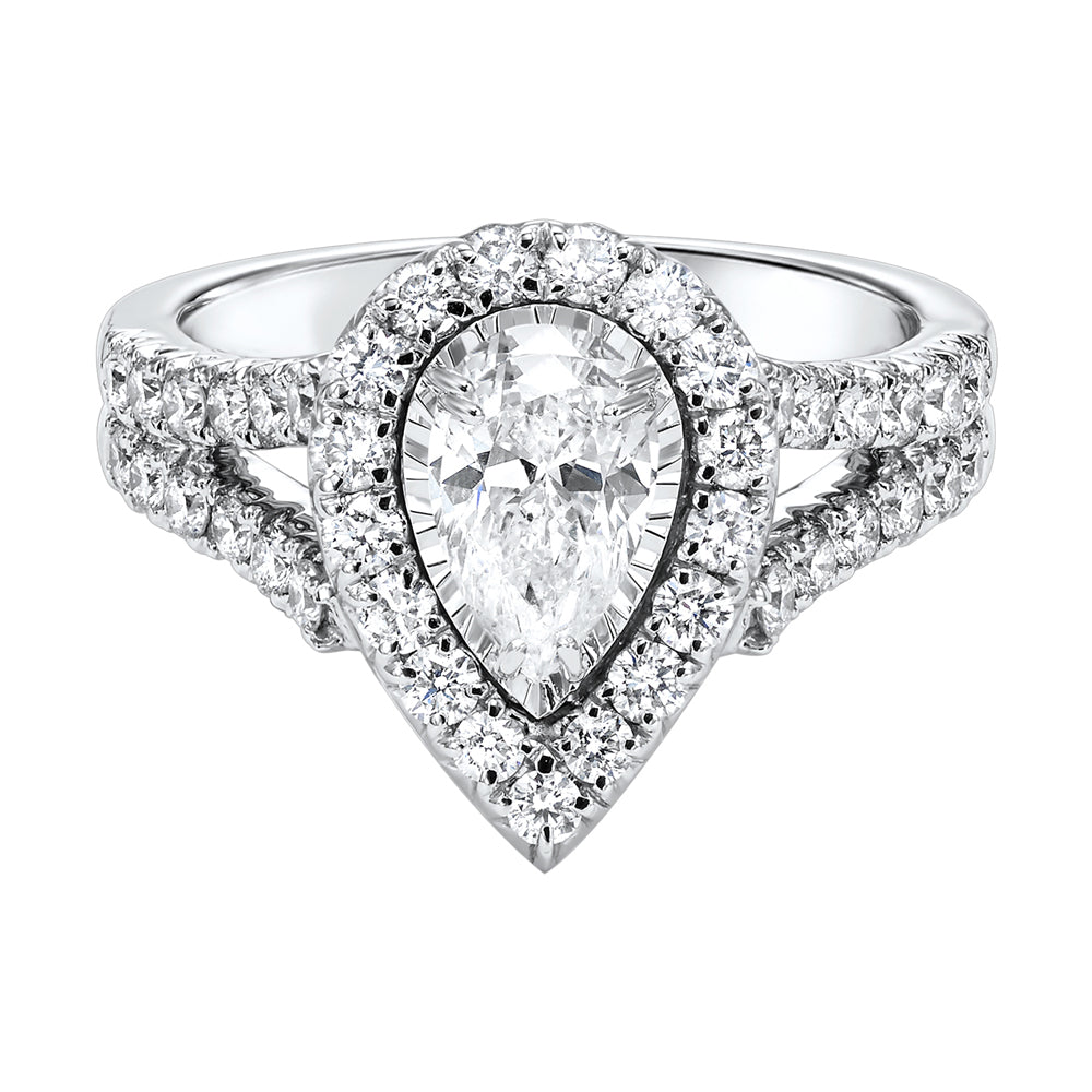 14Kt White Gold Diamond 1Ctw Ring