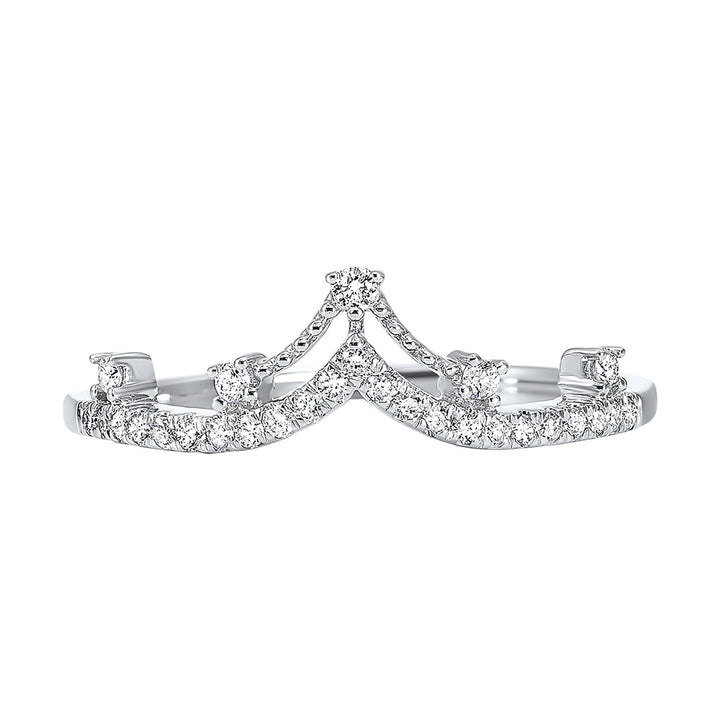 14Kt White Gold Diamond 1/5Ctw Ring