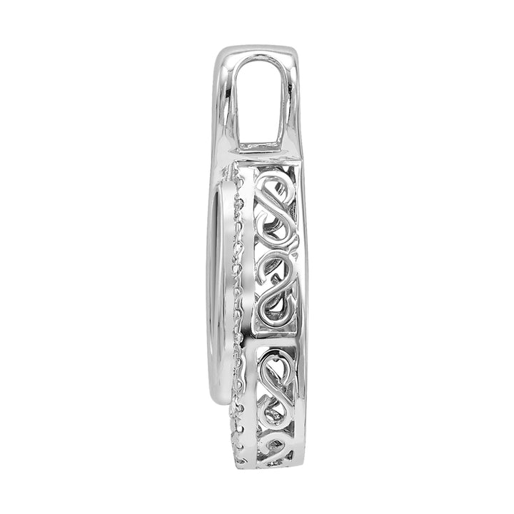 Silver Diamond 1/10Ctw Pendant
