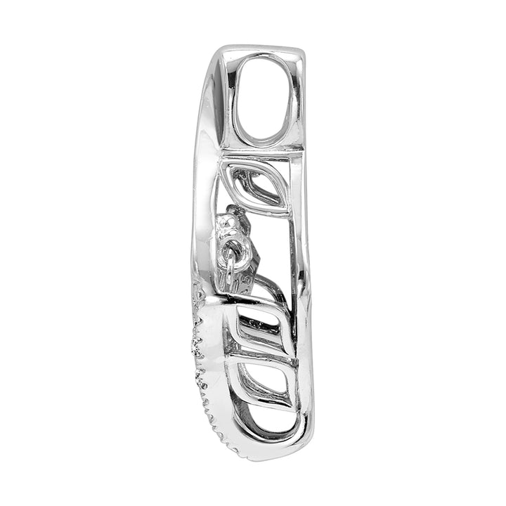 Silver Diamond 1/15Ctw Pendant