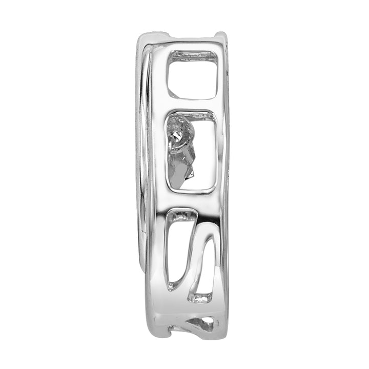 Silver Diamond 1/10Ctw Pendant