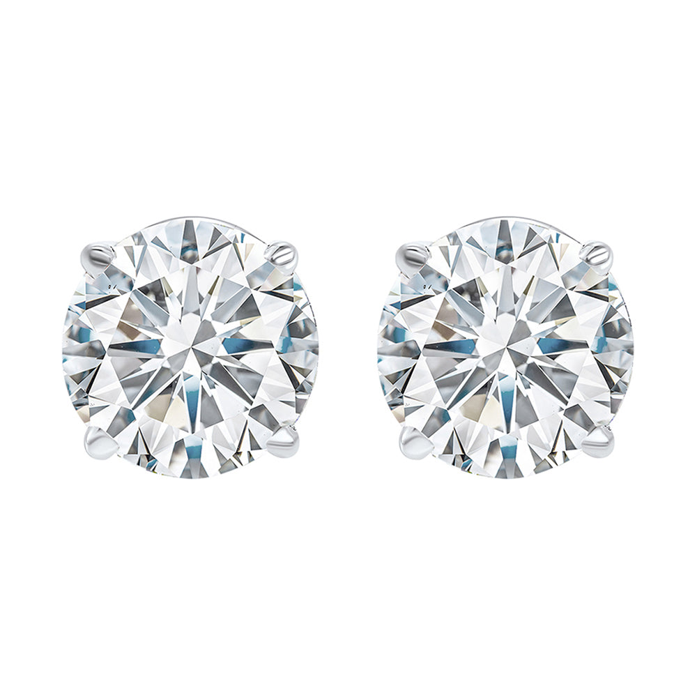 14Kt White Gold Diamond 1/10Ctw Earring