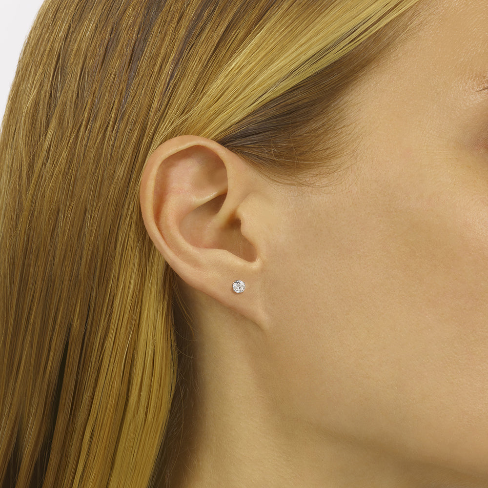 14Kt White Gold Diamond 1/2Ctw Earring