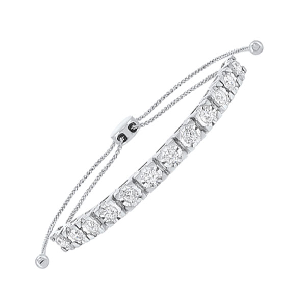 14Kt White Gold Tennis Bracelet With 1.50cttw Natural Diamonds – Lasker  Jewelers